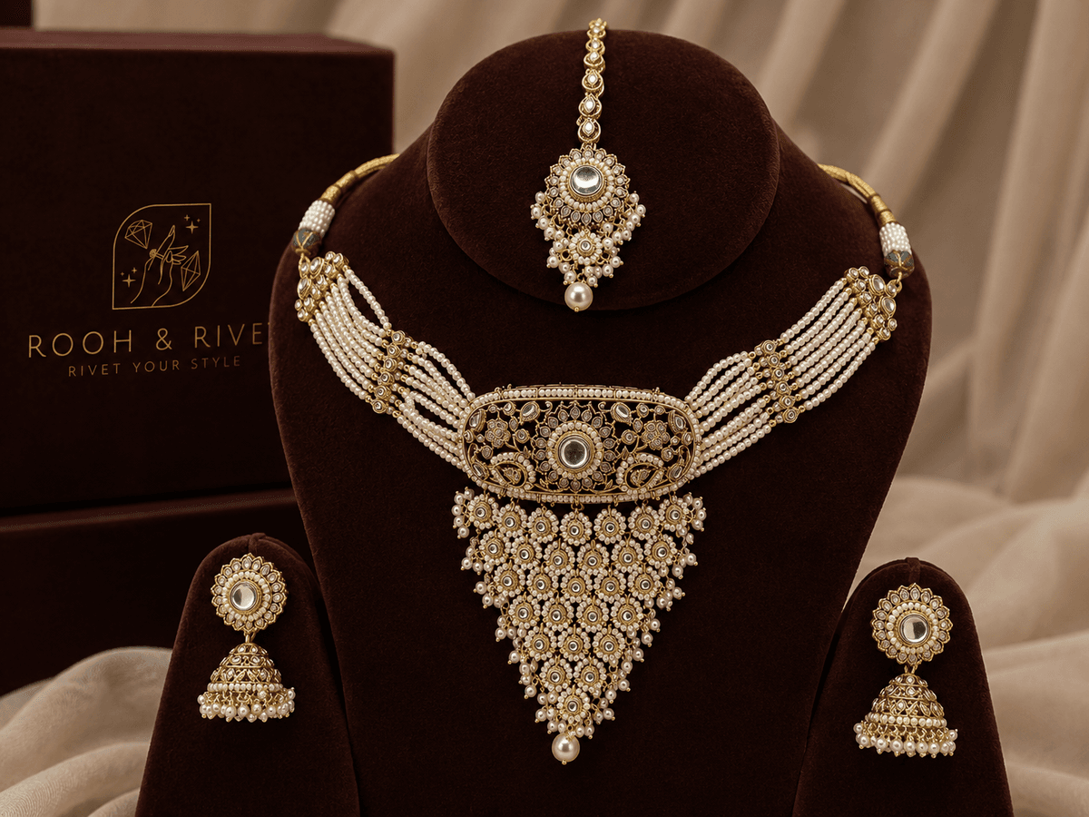 Noor Polki Choker Set image 1