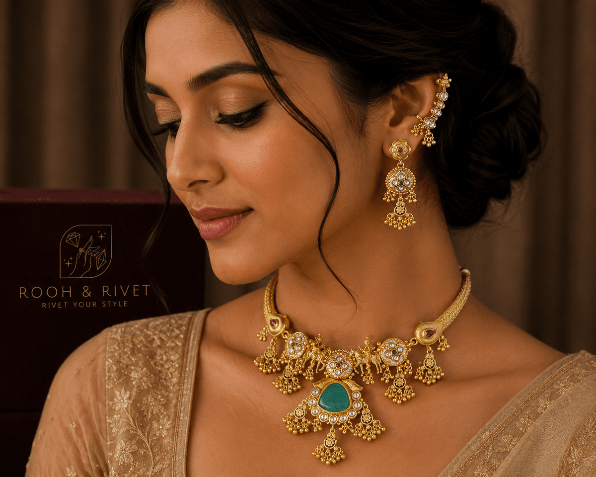 Aarohi Heritage Necklace Set image 2